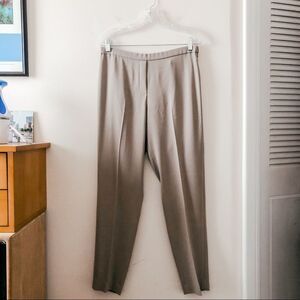 Elie Tahari | pleated skinny pants in tan